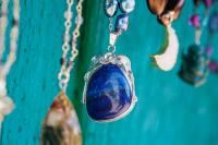 Bohemian Silver pendant Necklace
