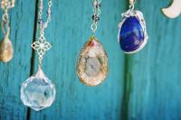 Crystal Clear Diamond Stone Necklace