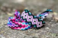 Rainbow set threaded Bracelet