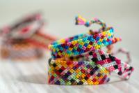 Rainbow set threaded Bracelet