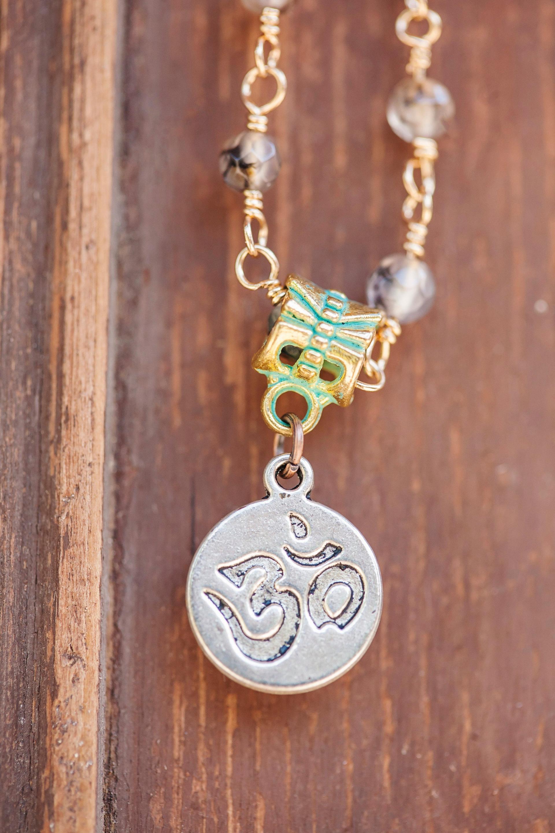 Bohemian Silver pendant Necklace