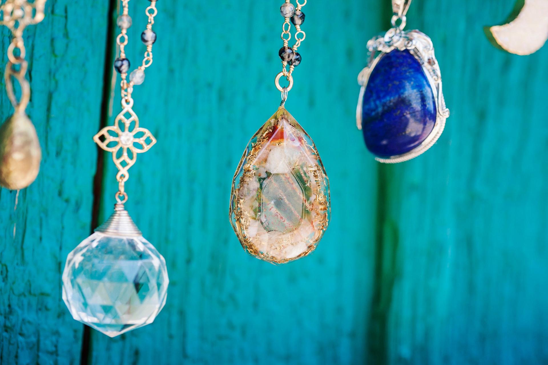 Bohemian Silver pendant Necklace